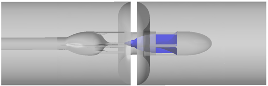 computational domain and CFD model impeller design