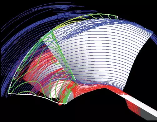 New fan using TURBOdesign1: Comparison of CFD results for original and new TURBOdesign1 fan
